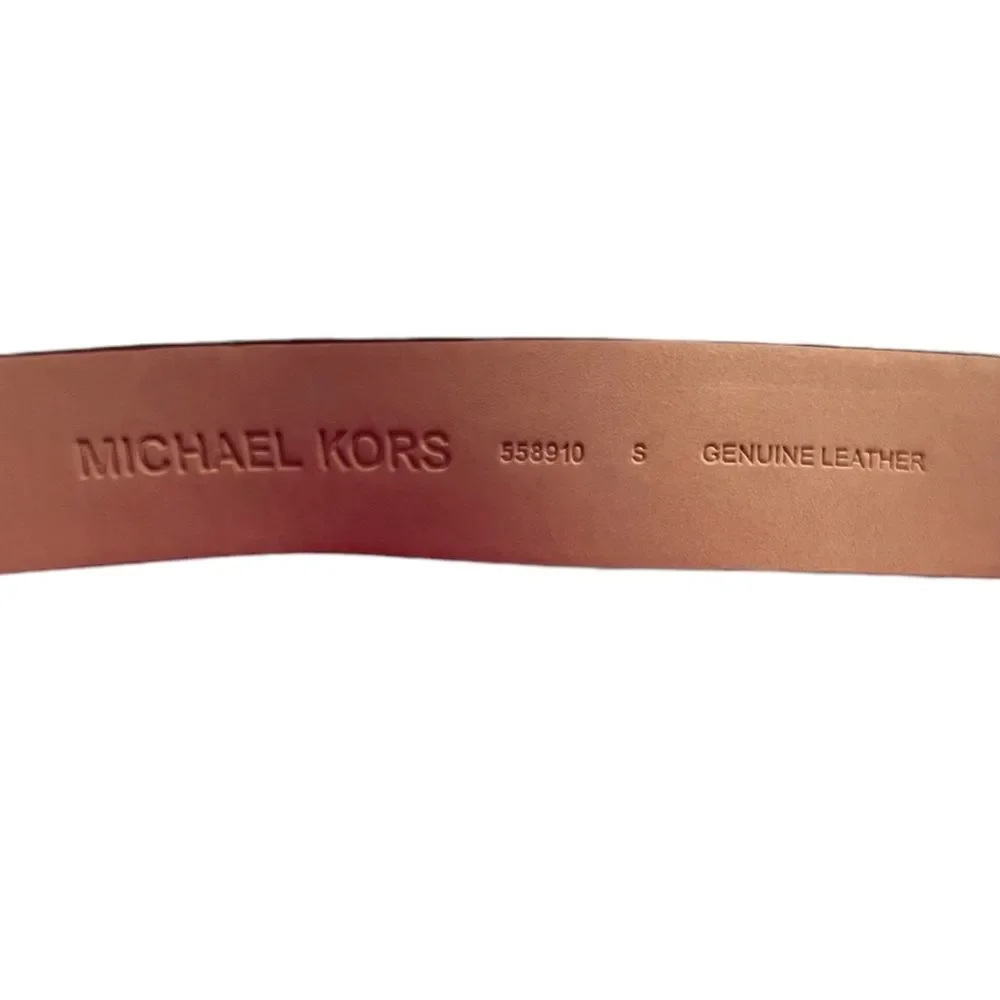 Michael Kors Genuine Leather Brown Belt Bag Size 3 NWT
